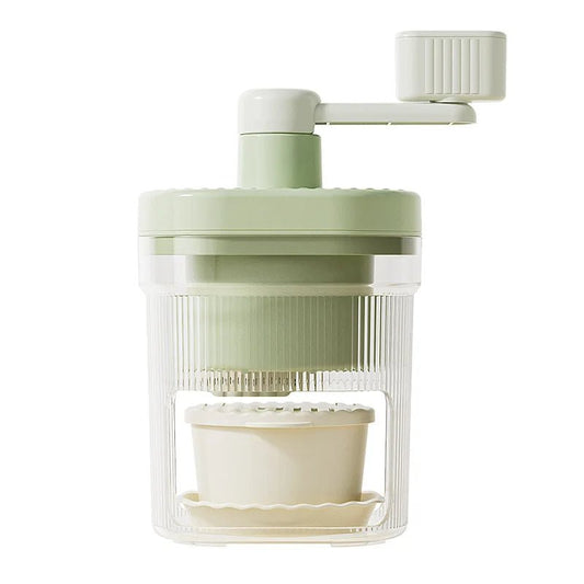 Shaved Ice Machine Small Manual Ice Crusher Home Hand - cranked Machine Making Smoothie Machine Suitable for Outdoor Camping - frosty - fun store