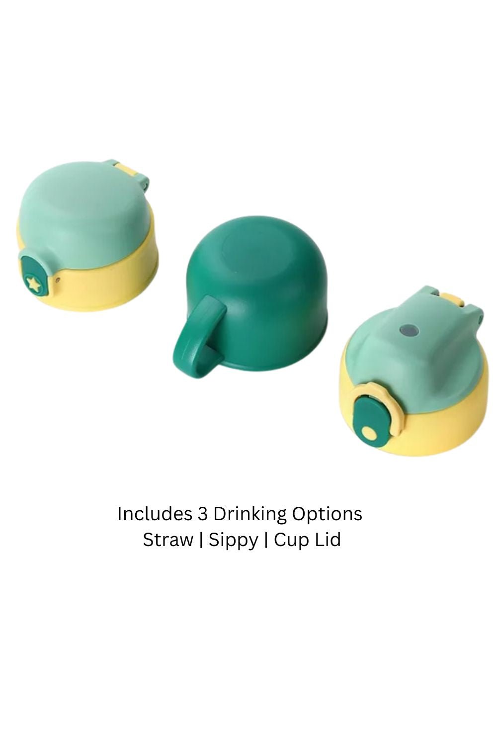 Premium Kids Stainless Steel Bottle (With 3 Lids + Cute Bag)Hot up to 12h Cold up to 24h - frosty - fun store